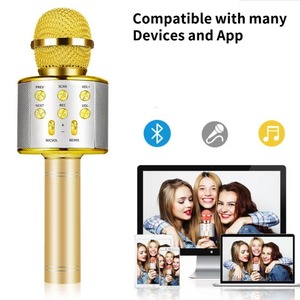 <strong>Wireless</strong> Karaoke <strong>Microphone</strong> with Speaker, Rechargeable Portable KTV Mic for Home Party Outdoor Singing - Product Image 6