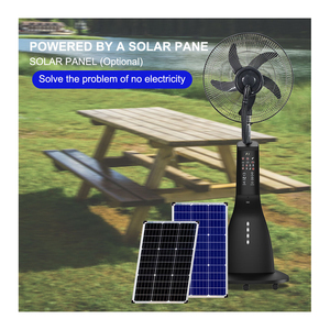 Ventilador de Niebla de Agua de Plástico Recargable Solar Multifuncional de Último Diseño con 5 Aspas para Uso en Hoteles, Exteriores, Hogares y Comercios - Product Image 6