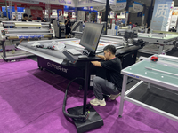 Flatbed Vibratie Mes Papier Honingraat Board Golfkarton Snijplotter Doos Snijmachine Flatbed Snijmachine