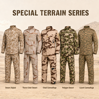 Ensemble uniforme tactique numérique camouflage désert respirant Ripstop pour la sécurité et l'entraînement, personnalisable OEM, vente en gros
