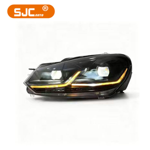 SJC faro Auto per Volkswagen <span class=keywords><strong>Golf</strong></span> 6 2013 - <span class=keywords><strong>2017</strong></span> LED <span class=keywords><strong>GOLF</strong></span> VI Mk6 luci anteriori accessori Auto fari Plug and Play - Product Image 3
