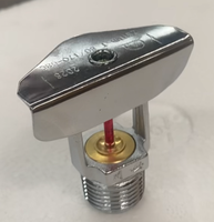 Tête d'incendie suspendue, type rideau d'eau, buse 1/2" NPT K5.6 K80 170 °   Laiton chromé pour la lutte contre l'incendie