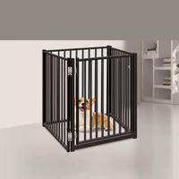 Barrière pliable pour animaux de compagnie en fil métallique, revêtement poudré, pour chiens de petite et moyenne taille, pour l'entraînement