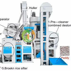 1tph संयुक्त चावल मिलिंग मशीन बिक्री के लिए चावल मिल मशीन - Product Image 3