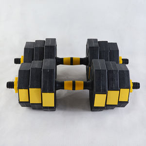 מותאם אישית <span class=keywords><strong>dumbbell</strong></span> משקל פלסטיק בטון מקורה ציוד משקל הרמת מתכוונן מתכוונן - Product Image 5