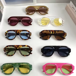 9 Retro Designer High Quality <b>Large</b> <b>Frame</b> Sunglasses Customized Logo Brand Super <b>Large</b> Luxury Men's and Women's Sunglasses 3409 - Product Image 5