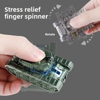 Juguete Robot Tanque Transformable 2 en 1 |   Mini Giroscopio Fidget, Juguete Antiestrés para Niños y Adultos