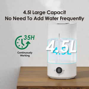 جهاز ترطيب كيجاو 4.5 لتر للمنزل، يضيف الماء من الأعلى، مرطب بالموجات فوق الصوتية، مرطب بالرذاذ البارد يستخدم للمكتب وغرفة النوم وغرفة المعيشة - Product Image 3