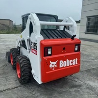 Chargeuse compacte Bobcat S185, poids opérationnel 2,8 tonnes, mini-chargeuse à levage radial d'occasion