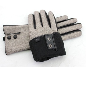 Gants <span class=keywords><strong>en</strong></span> <span class=keywords><strong>cuir</strong></span> rouge véritable pour femme, robe sexy, trou de mode, toucher <span class=keywords><strong>fin</strong></span> - Product Image 5