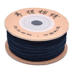 Handgeriebener Baumwollfaden, mehrsträngig, nicht elastisch, lichtbeständig, Spielarmband, Buddha-Perlenband, stark verschleißfest, DIY handgefertigt - Product Image 3