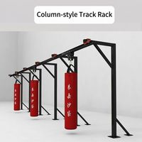 Support robuste pour sac de boxe avec cadre de suspension, équipement de gym intérieur, taille et couleur personnalisables, système à poulies