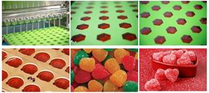 Machine de fabrication de bonbons gommeux nouvel état en gros équipement de production de bonbons à la gelée pour l'application de moulin à farine - Product Image 2