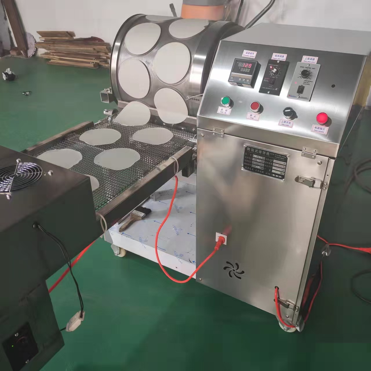 Full Automatic Souffle Spring Roll Making Machine/commercial Pancake Maker Machine