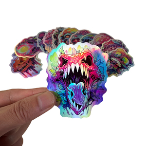 Tùy Chỉnh Cá Nhân Logo Dính <span class=keywords><strong>Sticker</strong></span> Vinyl PVC Giấy Không Thấm Nước In Ấn Thương Hiệu Thư Chết Cắt Dán Cho Khuyến Mãi - Product Image 2