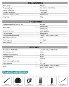 Venda Direta de Fábrica JM-X1UV Transceptor FM de Alta Qualidade Dual Band Woki Toki 5W Longo Alcance Rádio Móvel HAM Amador - Product Image 4