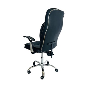 Chaise de bureau de luxe en cuir PU moderne, ergonomique, confortable, pour dirigeant, patron, gestionnaire - Product Image 3