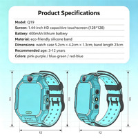 Reloj Inteligente para Niños Alibaba con GPS, para Deportes al Aire Libre, con Ranura para Tarjeta SIM, Cámara, Localizador, Reloj para Niños, Rastreador de Actividad Física para Niños