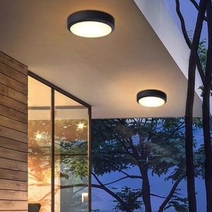 Lámpara de Techo para Exteriores, Impermeable, LED con Regulación de Intensidad, Sensor de Movimiento, Protección Contra Insectos, para Balcón, Pasillo, Puerta - Product Image 1
