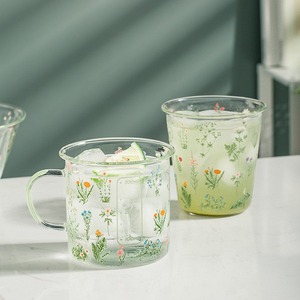 Juego de tetera enfriadora de desayuno de gran capacidad de vidrio de borosilicato alto personalizable, báscula doméstica con asa de fábrica - Product Image 1