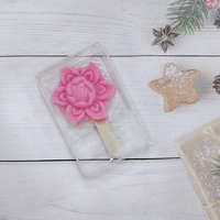 Moule en silicone créatif pour crème glacée fleur de pivoine pour gâteau mousse de sucettes glacées maison | Accessoires de cuisine