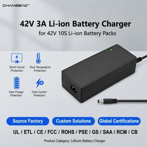 <span class=keywords><strong>Chargeur</strong></span> de batterie au lithium 42V 3A, mode CC CV, <span class=keywords><strong>pour</strong></span> véhicule électrique, scooter, vélo électrique, fauteuil roulant, <span class=keywords><strong>chargeur</strong></span> de batterie Li-ion 10S 36V 42V - Product Image 1