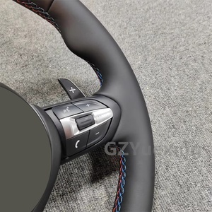 <span class=keywords><strong>Volant</strong></span> en cuir véritable automobile noir pour <span class=keywords><strong>Bmw</strong></span> Série 3 5 F10 F30 M3 M5 - Product Image 3