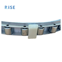 RISE O * Haute Qualité Escalator Main Courante Guide Supérieur Courbe En Aluminium Courbe Escalator Balustrade Guide Rond DAA2000NP2