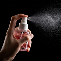 Vente en gros de flacons pulvérisateurs à fine brume en PET transparent, vides, rechargeables, pour cosmétiques, emballage personnalisé