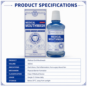 Enjuague Bucal Médico Profesional para Aliviar la Gingivitis, Eliminar el <span class=keywords><strong>Mal</strong></span> <span class=keywords><strong>Aliento</strong></span>, Tratamiento Antibacteriano para el Cuidado Bucal - Product Image 6