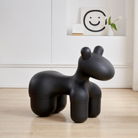 Chaise de salon décontractée, tabouret animal, tabouret de salon pour enfants, chaise de dessin animé pour changer de chaussures, salon
