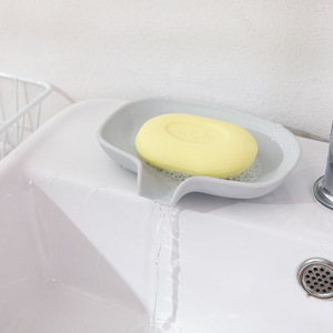 Creative <b>Drain</b> Soap Box Home <b>Bathroom</b> Sink Non-Slip Drainage Holder Disposable Feature - Product Image 1