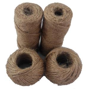 Zware Natural2 Mm 3 Mm Groen Bruin Twisted Jute Garen Twijn <span class=keywords><strong>Rope</strong></span> Tomaat Plant Touw Bal Spool - Product Image 6