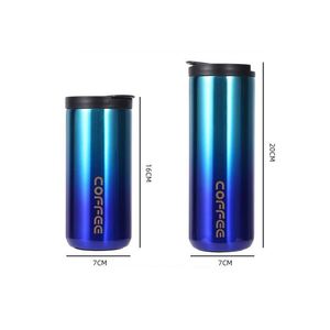 Vaso Térmico Personalizado de Boca Ancha con Aislamiento al Vacío de Doble Pared, Taza Portátil Antiderrames para Café, Leche, Cerveza, Té, con Tapa Patentada - Product Image 2