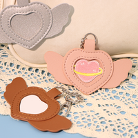 Porte-clés DIY en point de croix, breloque de sac Ailes d'ange tendance, broderie décorative auto-adhésive double face à finition autonome