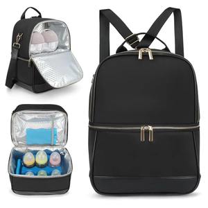 <span class=keywords><strong>Sac</strong></span> de conservation de lait maternel multifonctionnel et portable en nylon, 15L, imperméable, <span class=keywords><strong>isotherme</strong></span>, avec panneau solaire pour bébé - Product Image 2