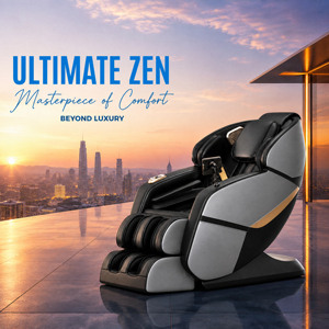 Deep Tissue <b>Chair</b> 3D Kneading Acupressure Track Back Heat Foot Scraping Zero Gravity Airbag Stretch - Product Image 1