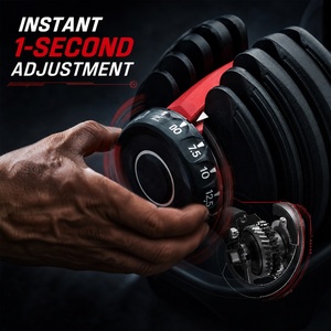 Set di <span class=keywords><strong>Manubri</strong></span> Regolabili VIGFIT OEM da 5 a 52,5 LB, Personalizzabili, <span class=keywords><strong>Pesi</strong></span> Liberi, Attrezzatura Fitness - Product Image 2