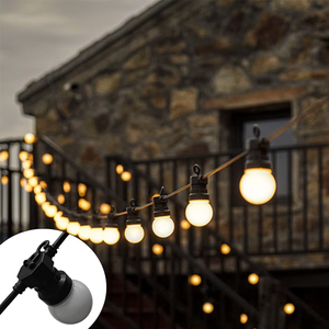 <span class=keywords><strong>Guirlande</strong></span> lumineuse à billes LED IP66 Milky Globe G50, lumière chaude, pour mariage, jardin, fête ou terrasse, décoration extérieure pour <span class=keywords><strong>Noël</strong></span> - Product Image 1