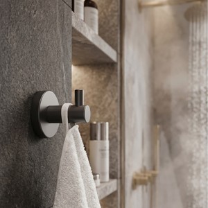 Walter Adhesive <b>Hook</b> Space Aluminum Single Wall Mounted Minimalist <b>Kitchen</b> Bathroom Key Organizer - Product Image 2