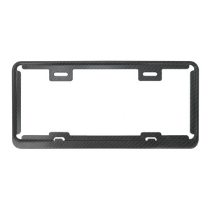 Car License Plate <b>Frame</b> Factory Direct New Arrival Thickened Stainless Steel License Plate <b>Frame</b> for Taiwan Models - Product Image 1