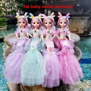 Jouet intelligent pour enfants de 4 à 6 ans, sirène musicale articulée en caoutchouc de 45 cm, chantante, racontant <span class=keywords><strong>des</strong></span> histoires, unisexe, personnage de conteuse - Product Image 4
