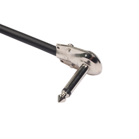 Kabel Patch Gitar Kabel Pedal Gitar dengan Steker Sudut Kanan Logam Kabel Patch Papan Pedal Premium untuk Amp/Amplifier/Mixer