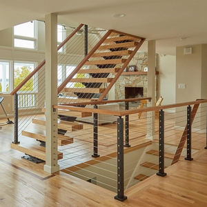 Système de balustrade en câble métallique en acier inoxydable, faible entretien, villa en plein air, hôtel, barrière de circulation, garde-corps d'<span class=keywords><strong>escalier</strong></span>, garde-corps de terrasse - Product Image 5