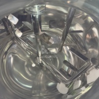 Machine de fabrication de mayonnaise homogénéisateur mélangeur réservoir émulsifiant sous vide lotion crème pour le corps cosmétique homogène 500L