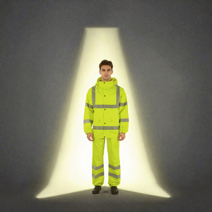 Veste de travail imperméable personnalisée de niveau A avec bande réfléchissante, pack respirateur, parka de sécurité isolée pour l'hiver, US KOKAL - Product Image 3
