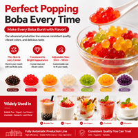 Machine automatique de production de billes de jus éclatantes (Popping Boba) en acier inoxydable 304, avec PLC haute performance, pour fabricants avancés