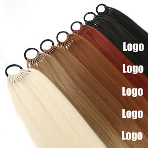 Venta al por mayor 24 pulgadas de largo recto Peluca de pelo sintético extensiones de cola de caballo de seda de alta temperatura <span class=keywords><strong>trenzas</strong></span> falsas naturalmente esponjoso puede - Product Image 5