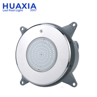 Lumière de piscine en acier inoxydable 316 ultra-mince AC12V Dia 160mm IP68 Remplacement pour Pentair IntelliBrite 5G 6 pouces LED