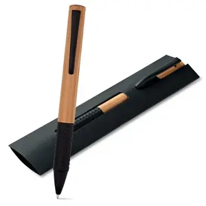 Penna a sfera in bambù, merchandising sostenibile - Product Image 1